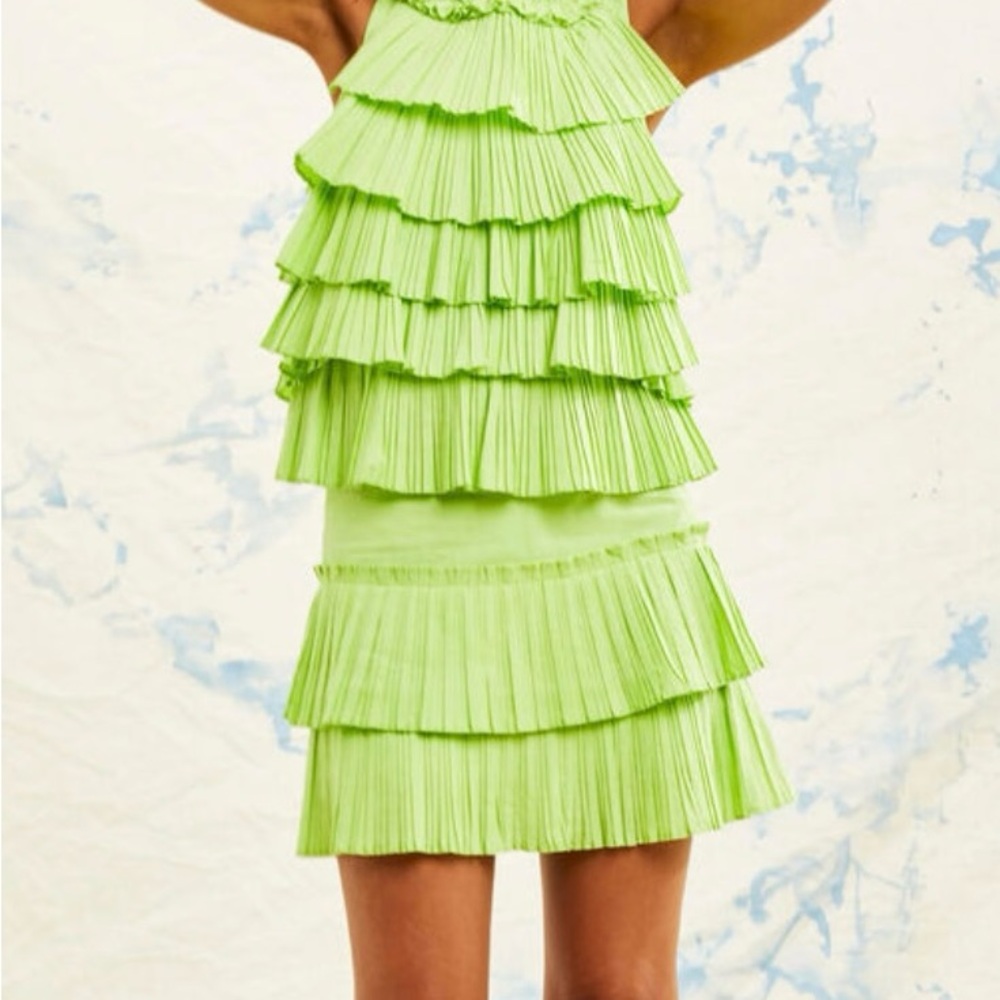Love the label green backless top